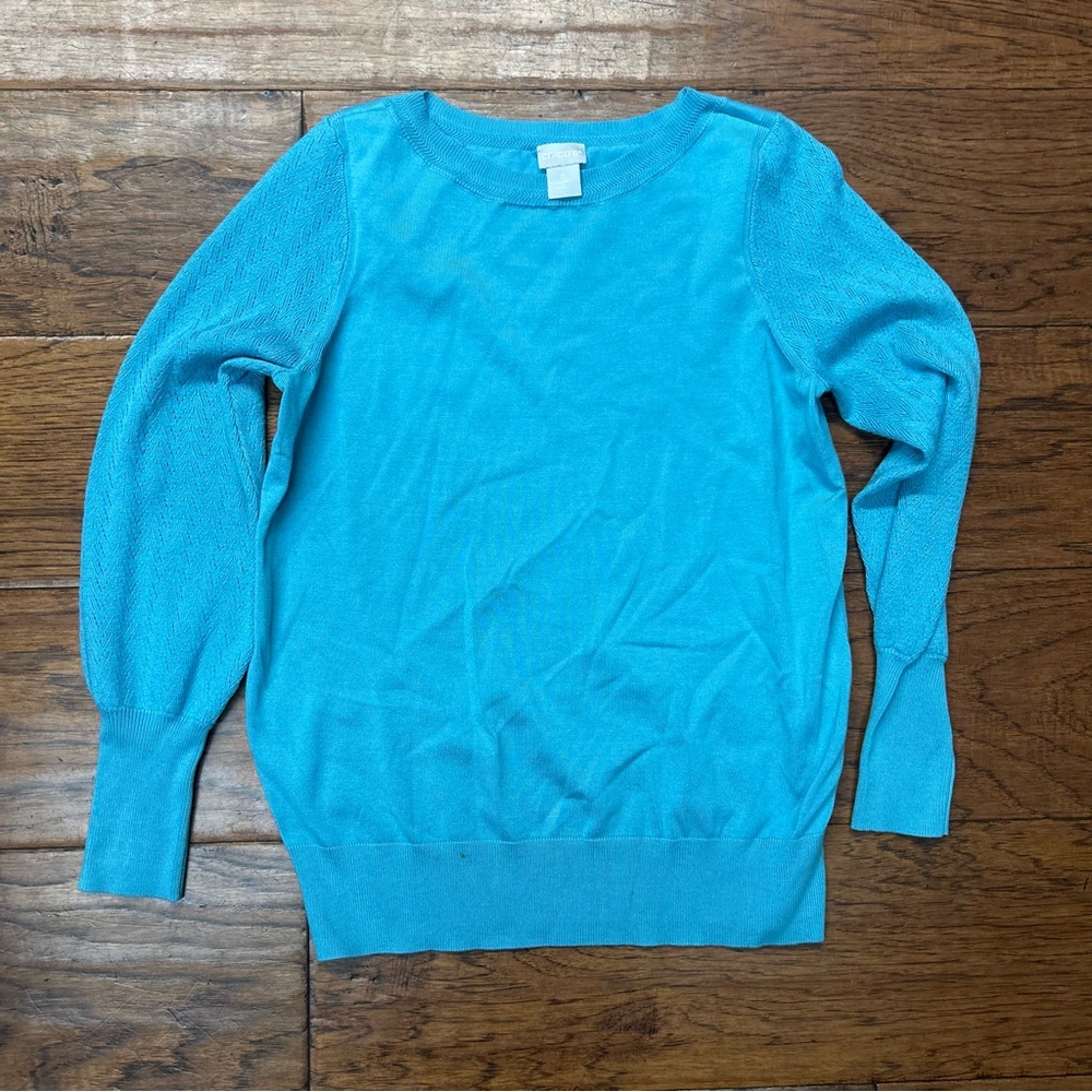 Chico's knit Crew Neck Sweater‎